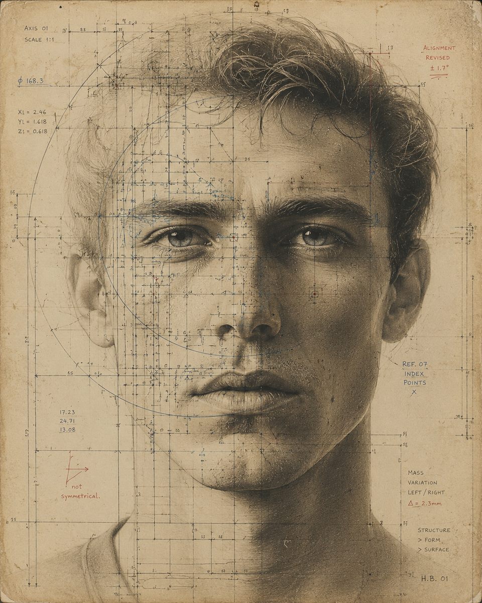 The Male Face Blueprint