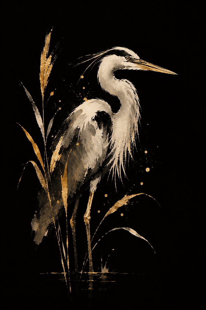 Golden Heron