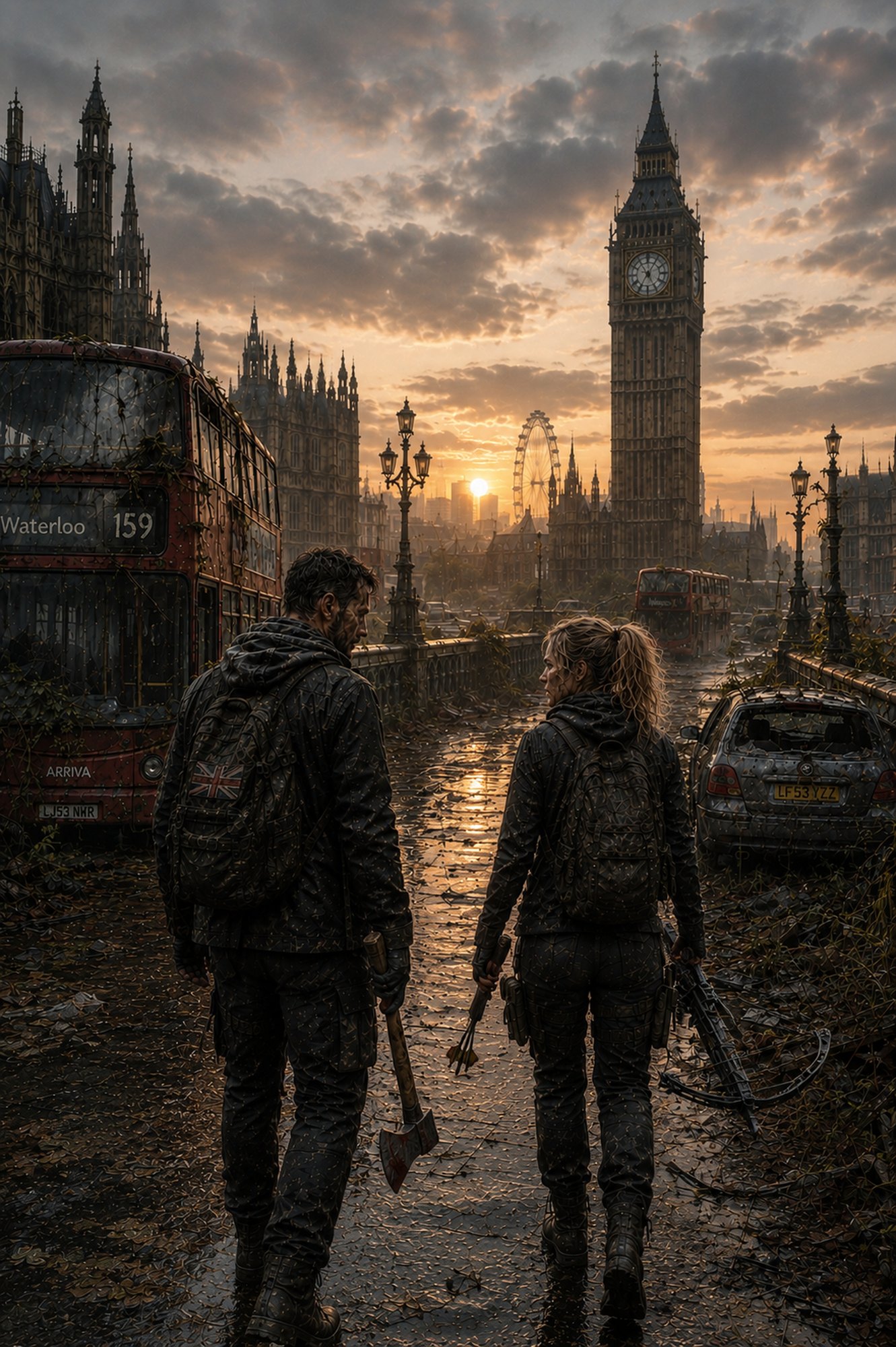 London at First Light British Apocalypse wall art