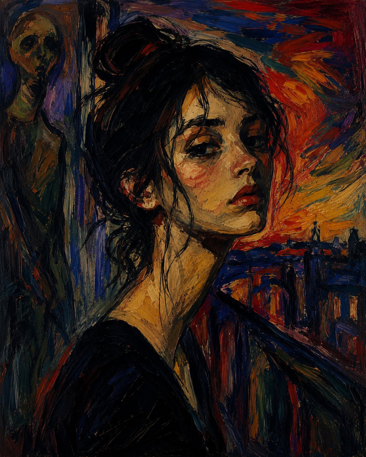 Click image to enlarge Painted Lives I wall art