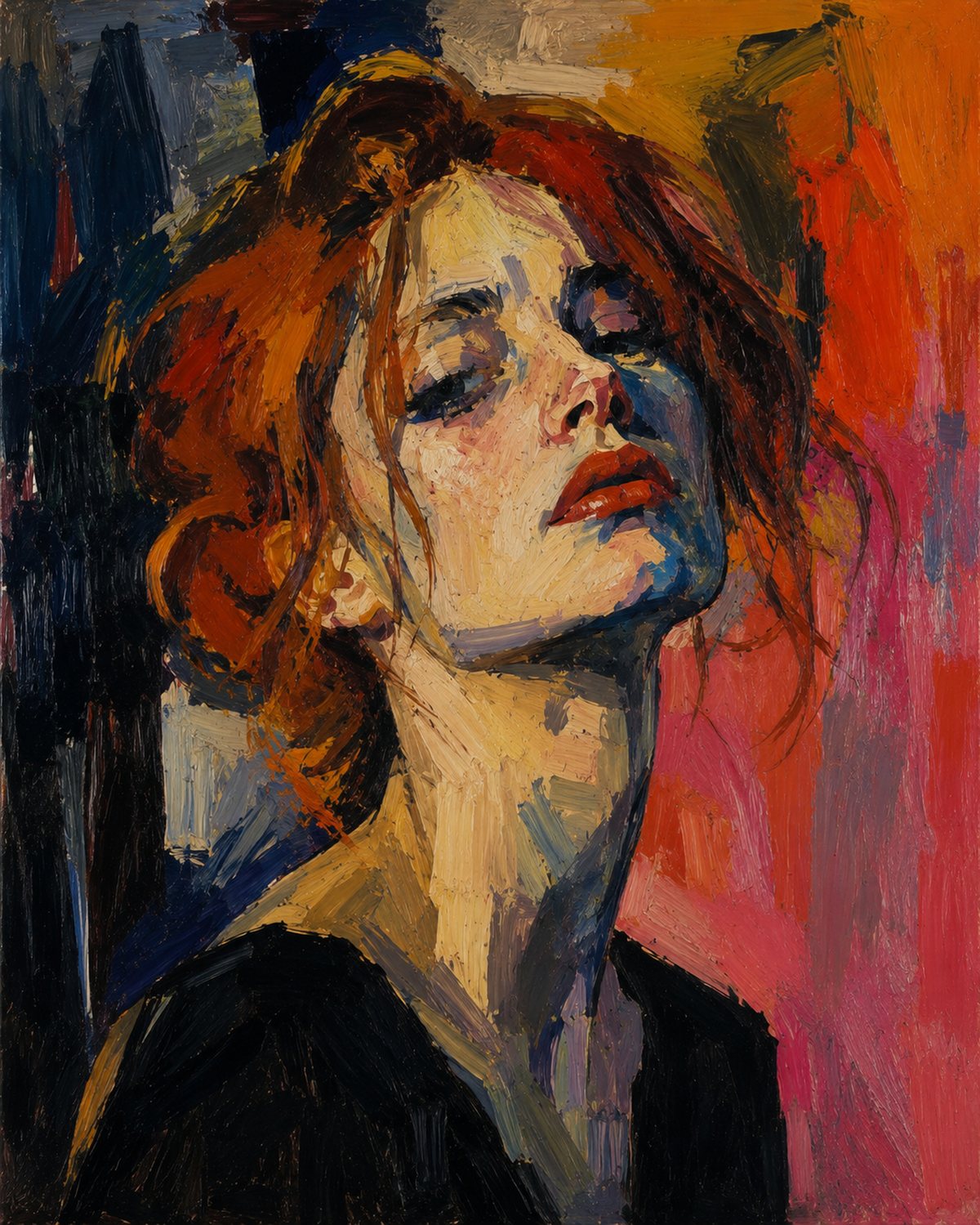 Click image to enlarge Painted Lives II wall art