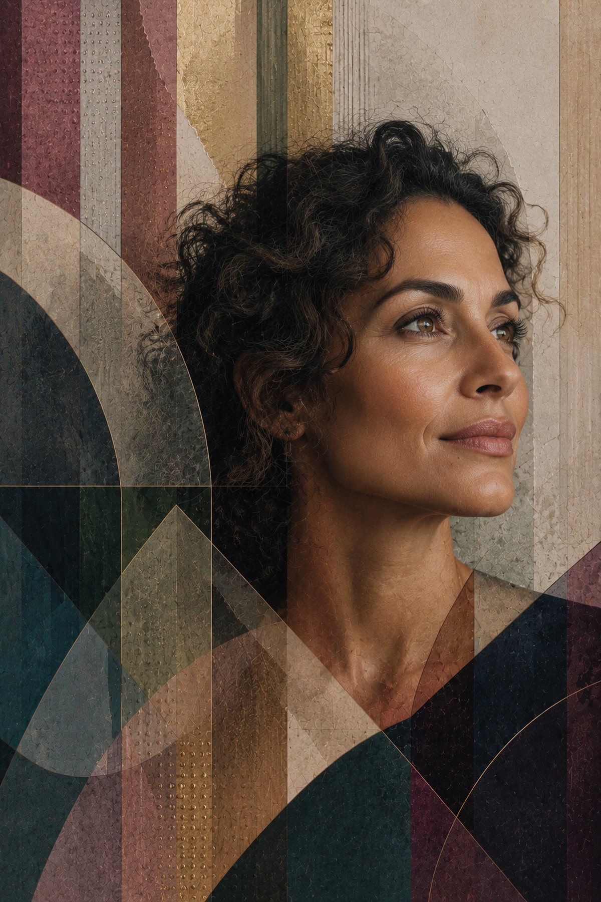 Click image to enlarge Geometric Souls I wall art
