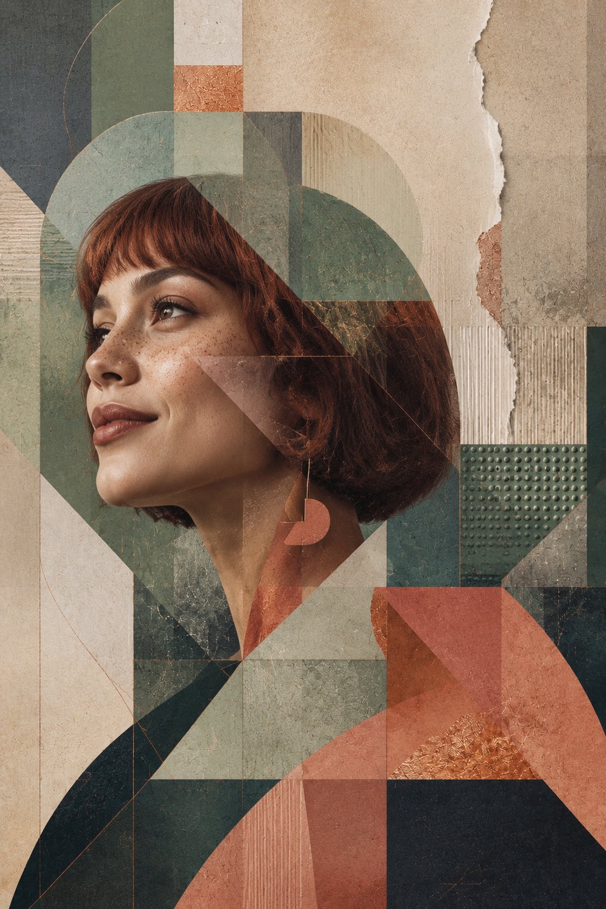 Click image to enlarge Geometric Souls IV wall art